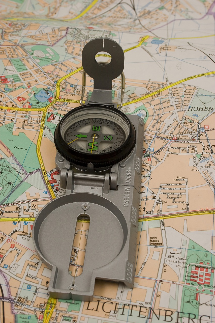 map  compass  travel free photo