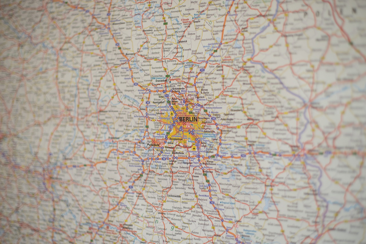 map berlin germany free photo