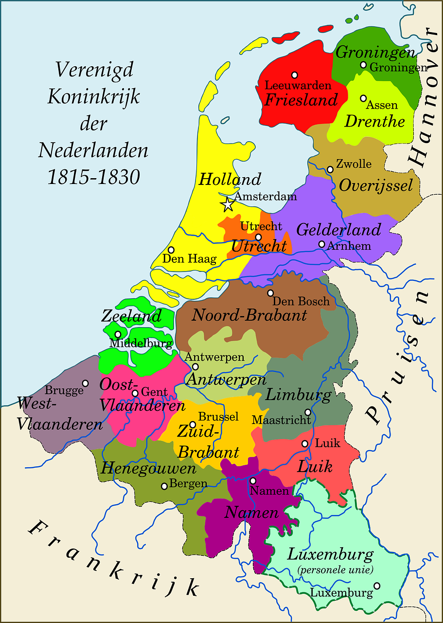 map netherlands kingdom free photo