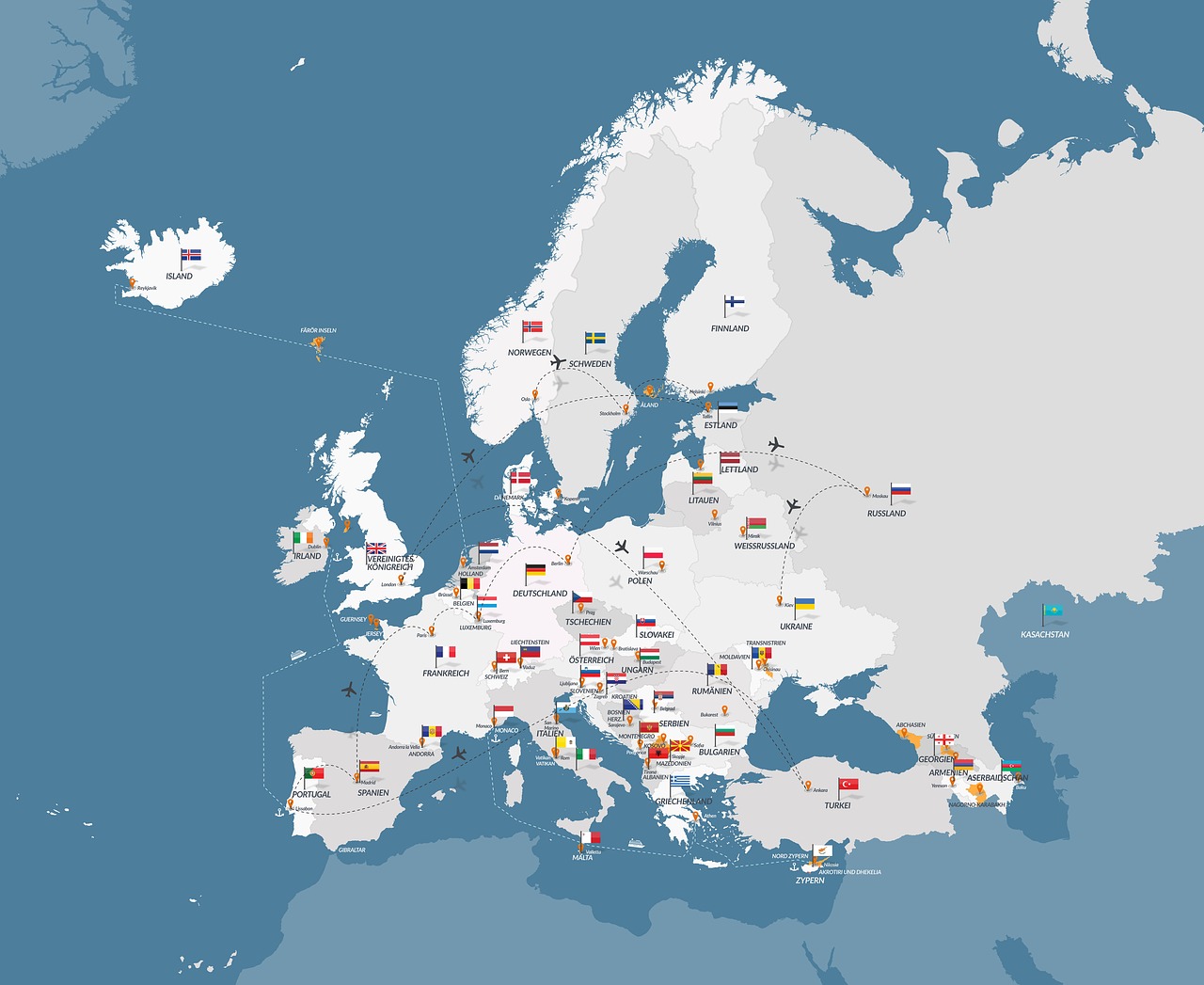 map of europe map europe free photo