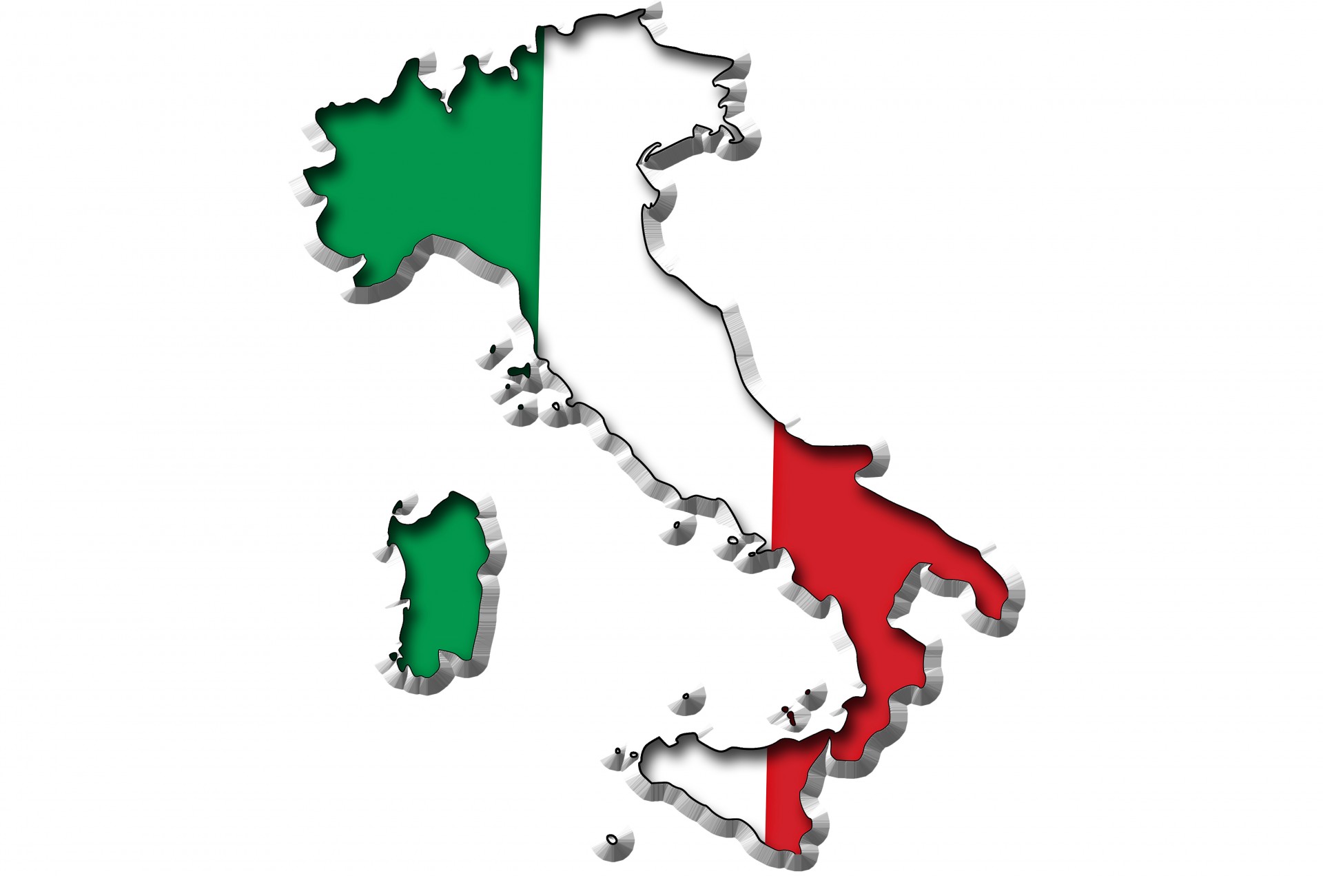 map 3d italian free photo