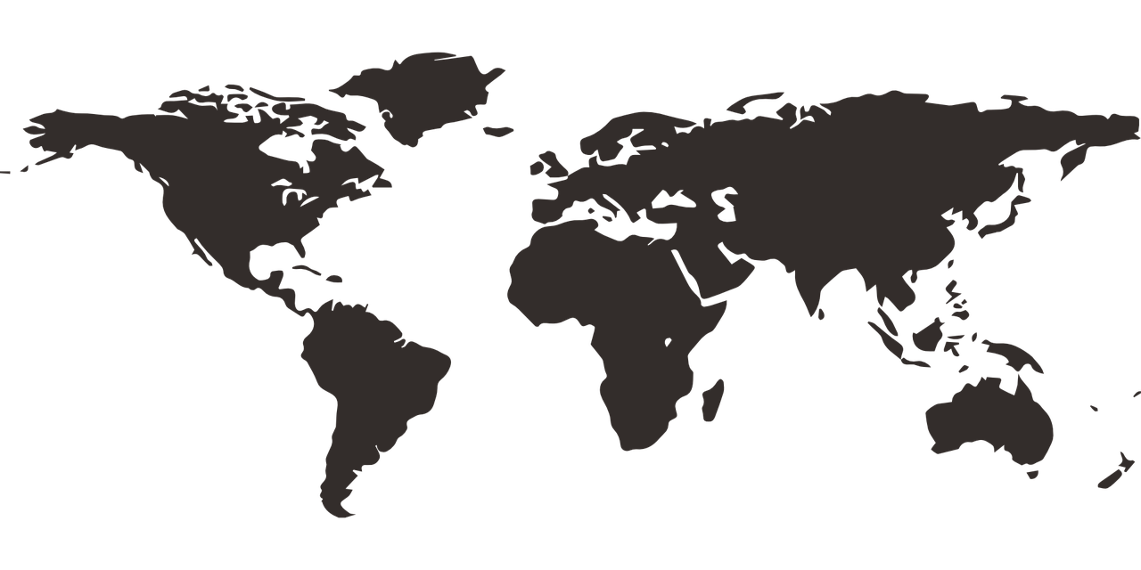 map of the world international global free photo