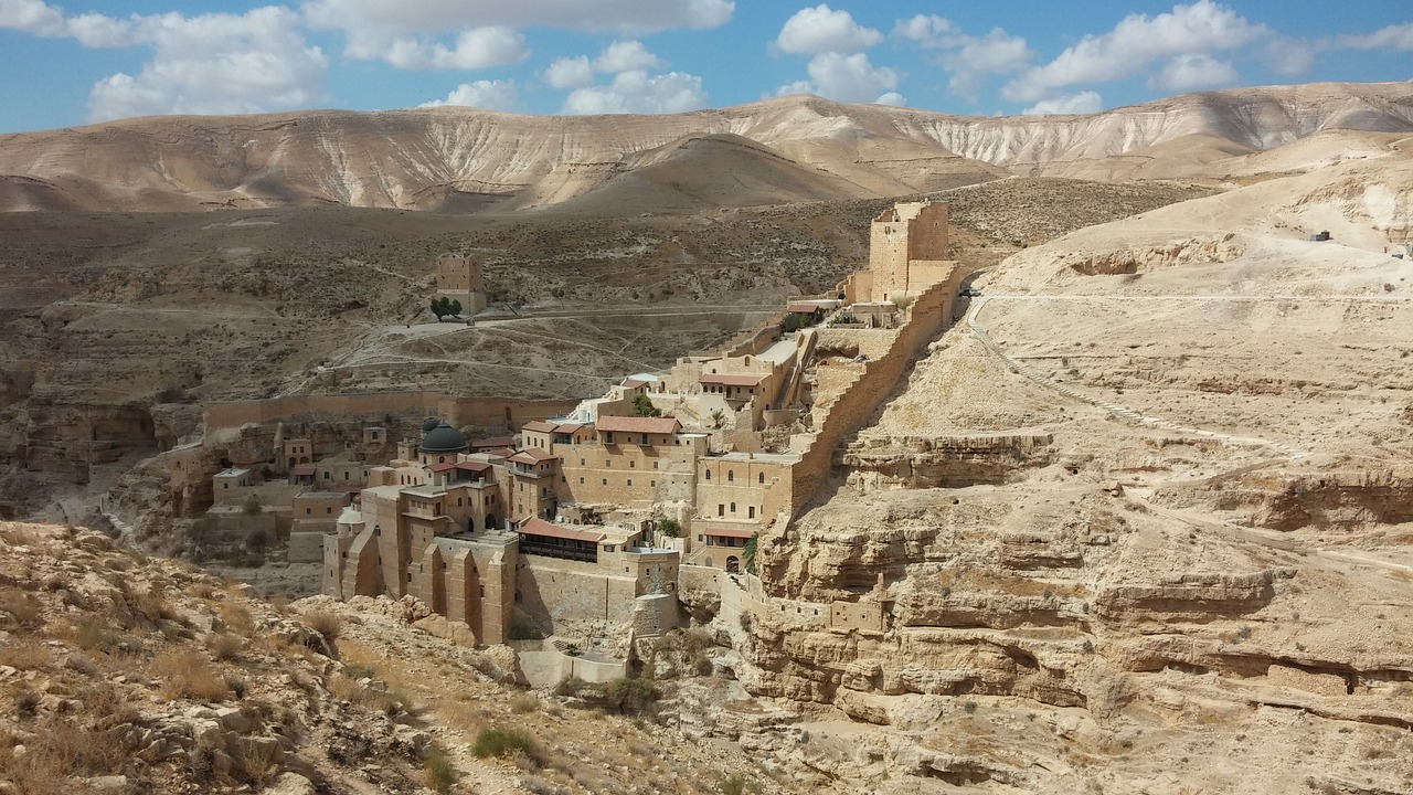 mar saba monastery monastery greek orthodox free photo