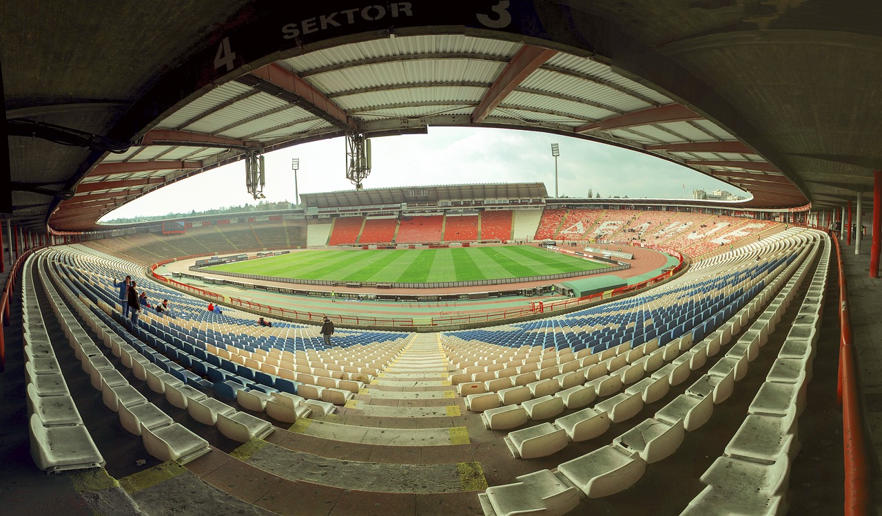 marakana stadium red star free photo