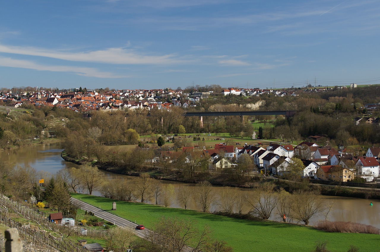 marbach  landscape  city free photo