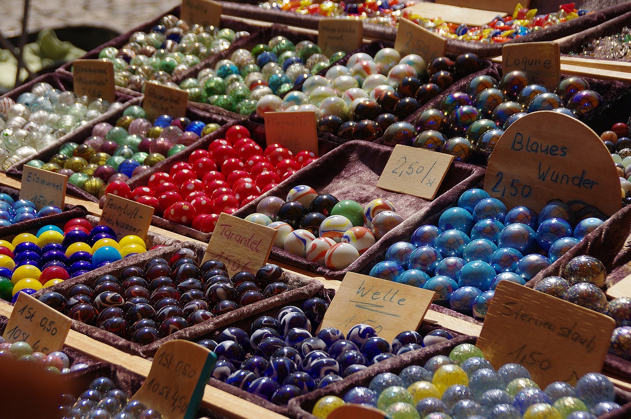 marble balls colorful free photo