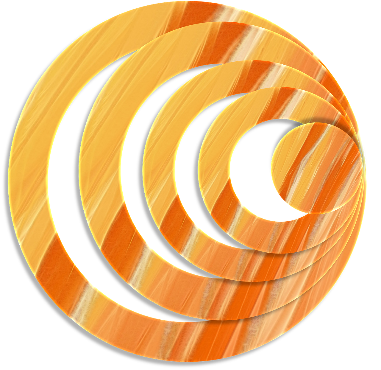 marble circles orange free photo