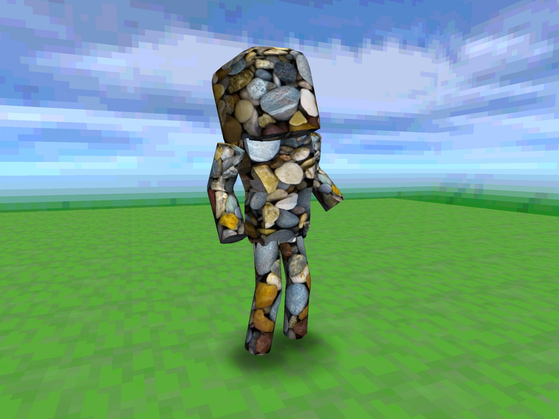 marble man robot free photo