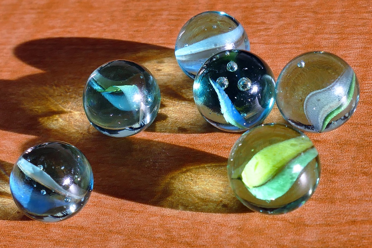 marbles glass toys free photo