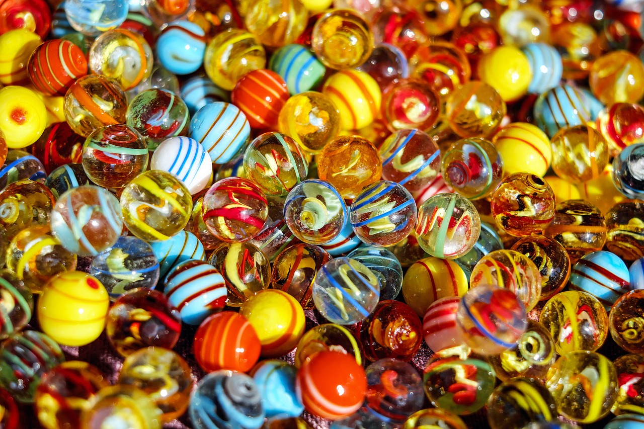 marbles glass marbles balls free photo