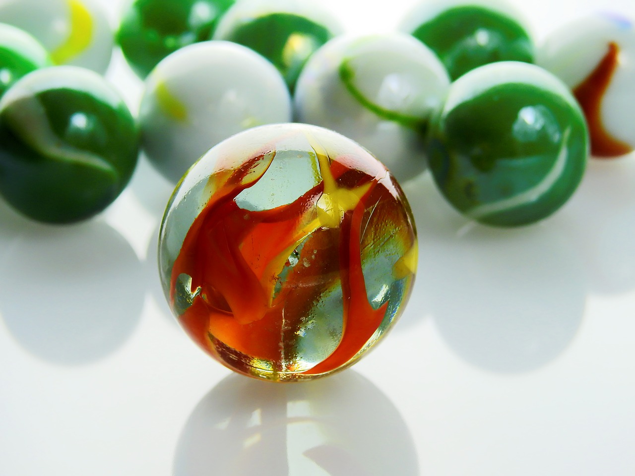 marbles balls glass free photo