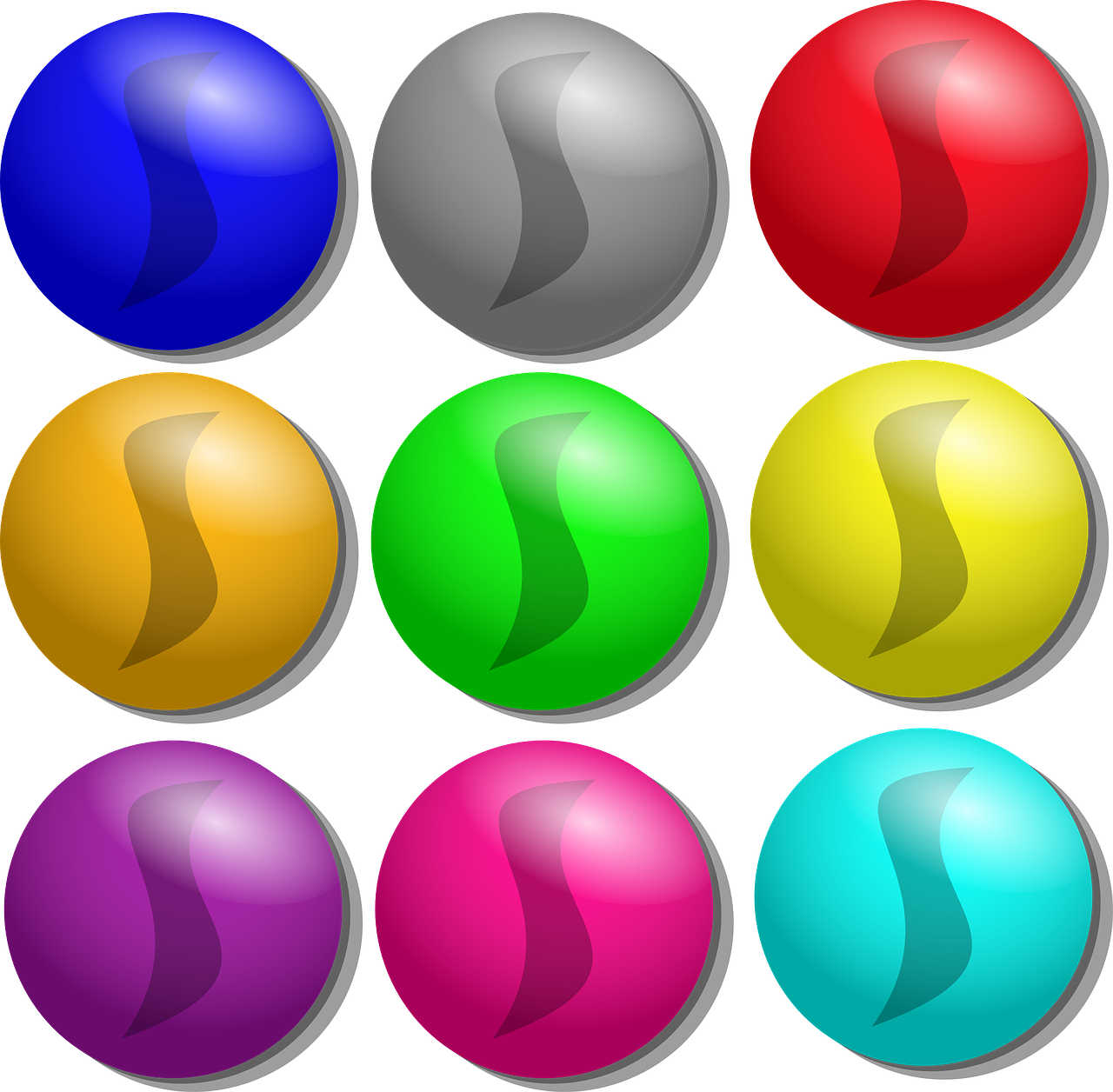 marbles colorful round free photo