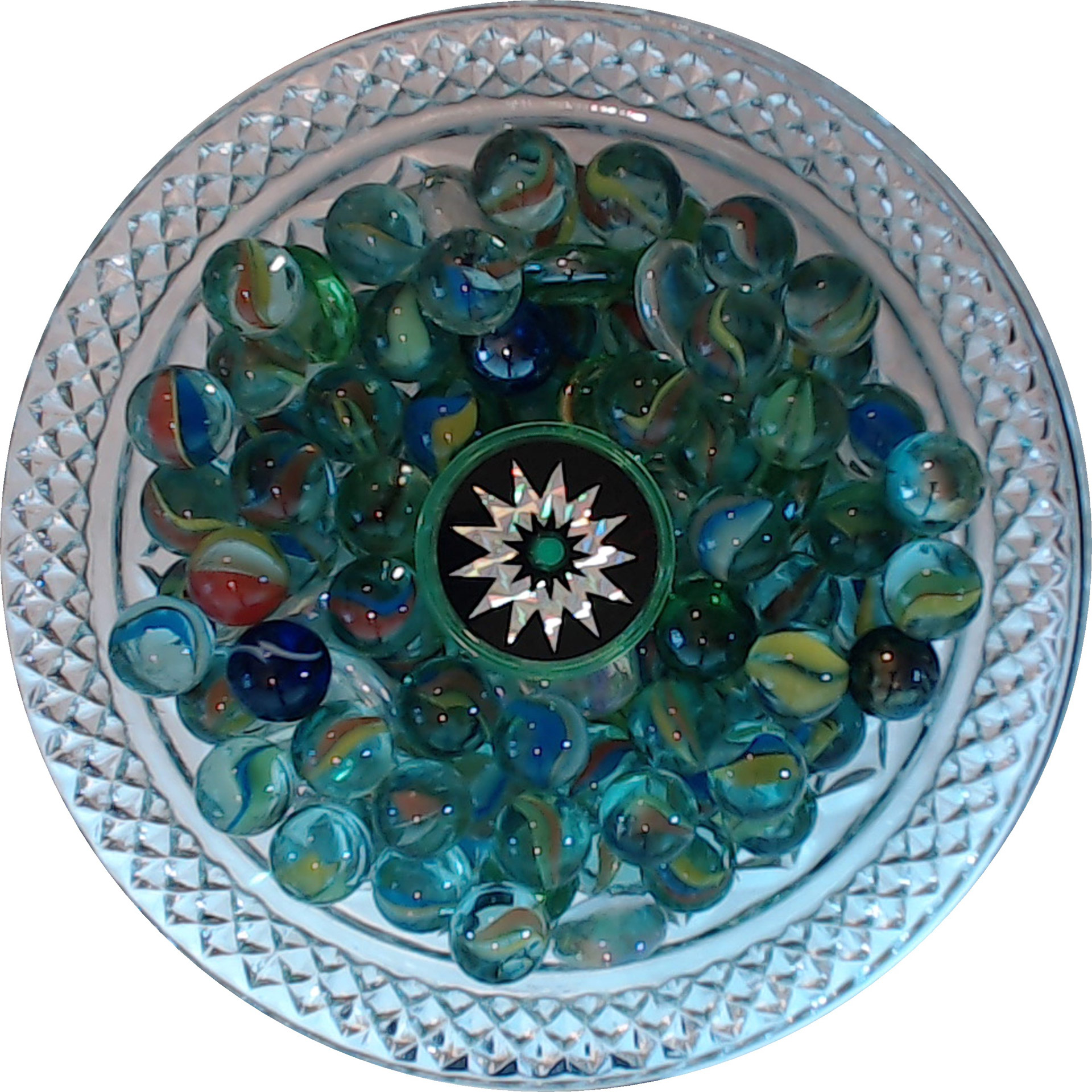 marbles crystal vase free photo