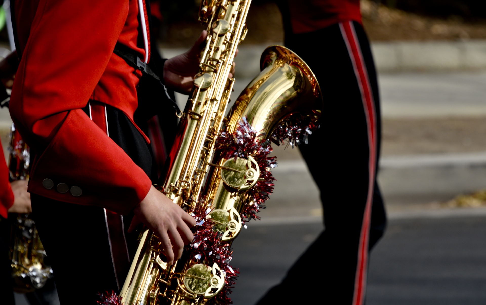 band saxophone marching free photo
