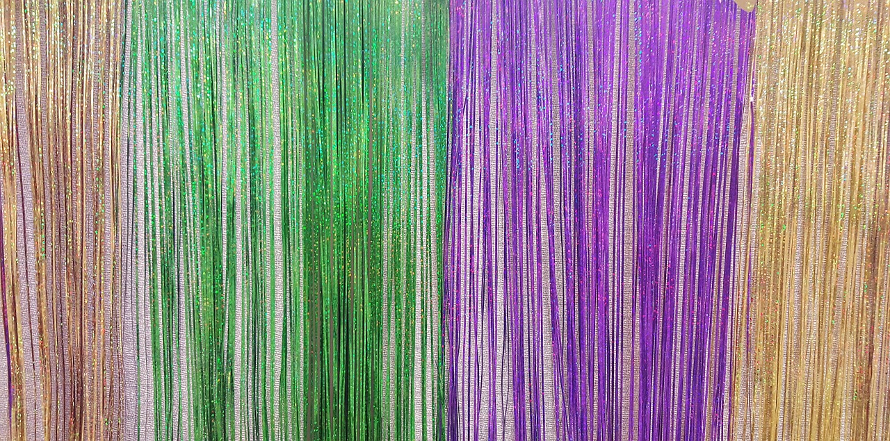 mardi gras colors decorations free photo