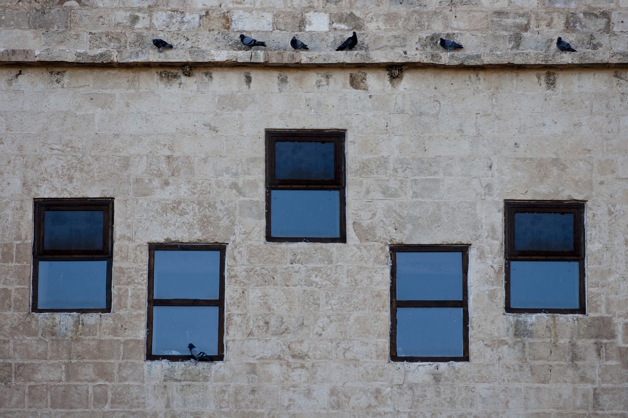 mardin stone house window free photo