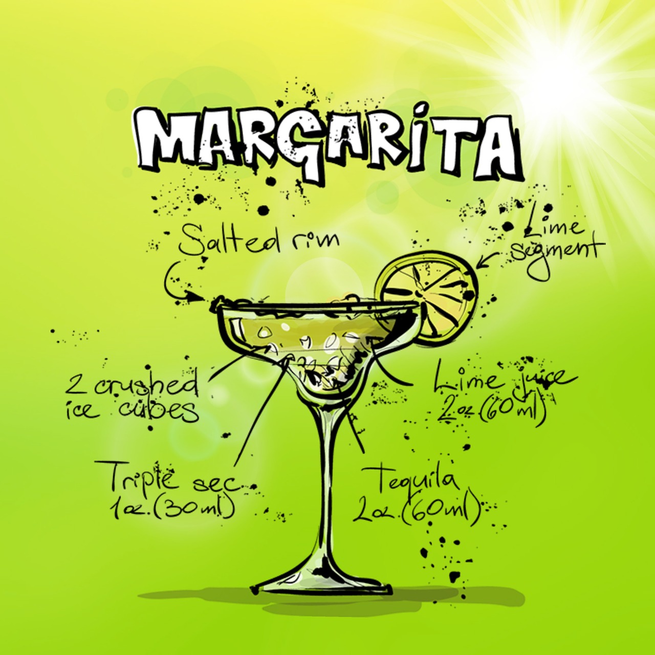 margarita cocktail drink free photo