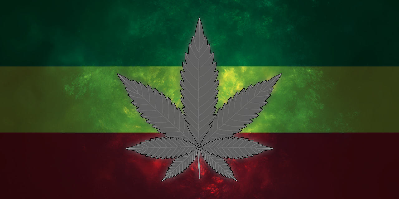 marijuana cannabis rasta flag free photo
