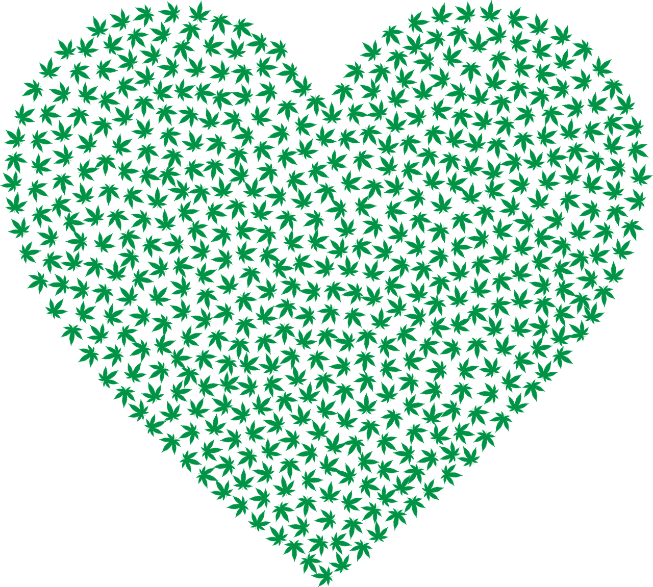 marijuana heart cannabis free photo