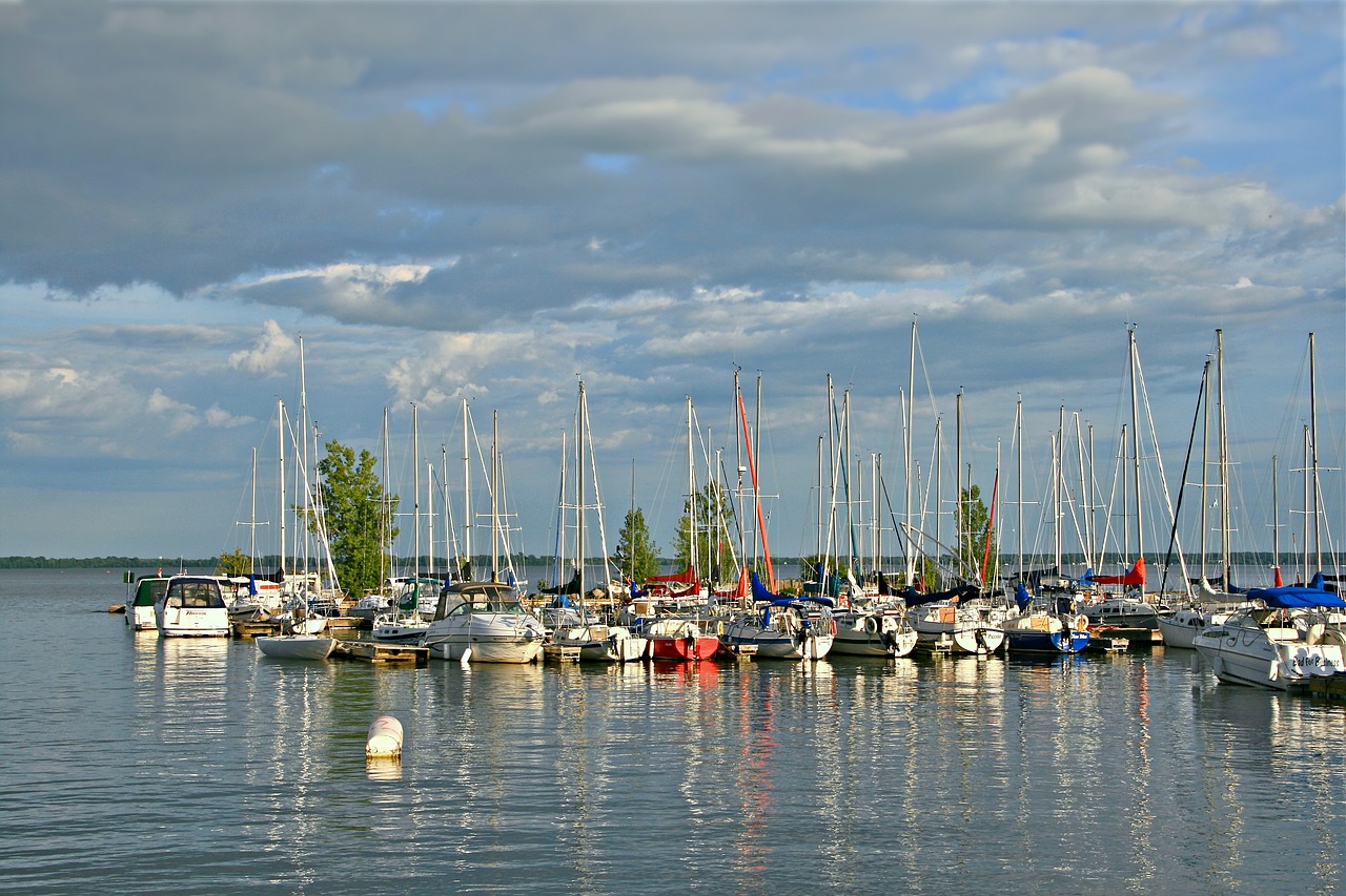 marina sailboats boat free photo