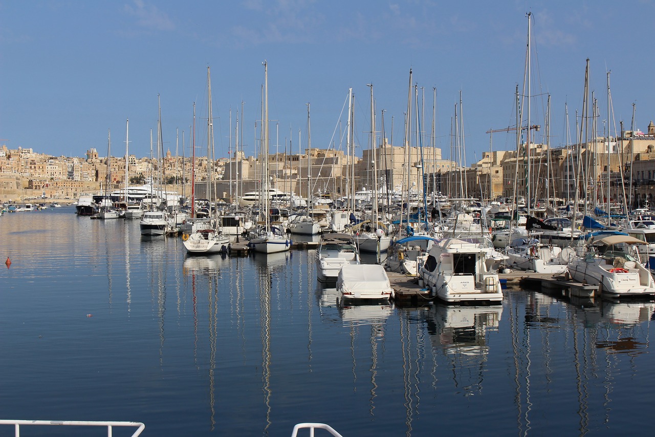 marina port malta free photo