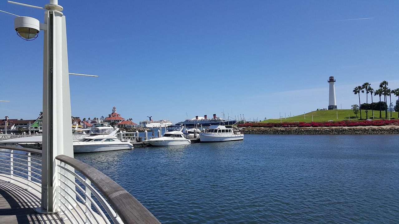 marina boats ocean free photo