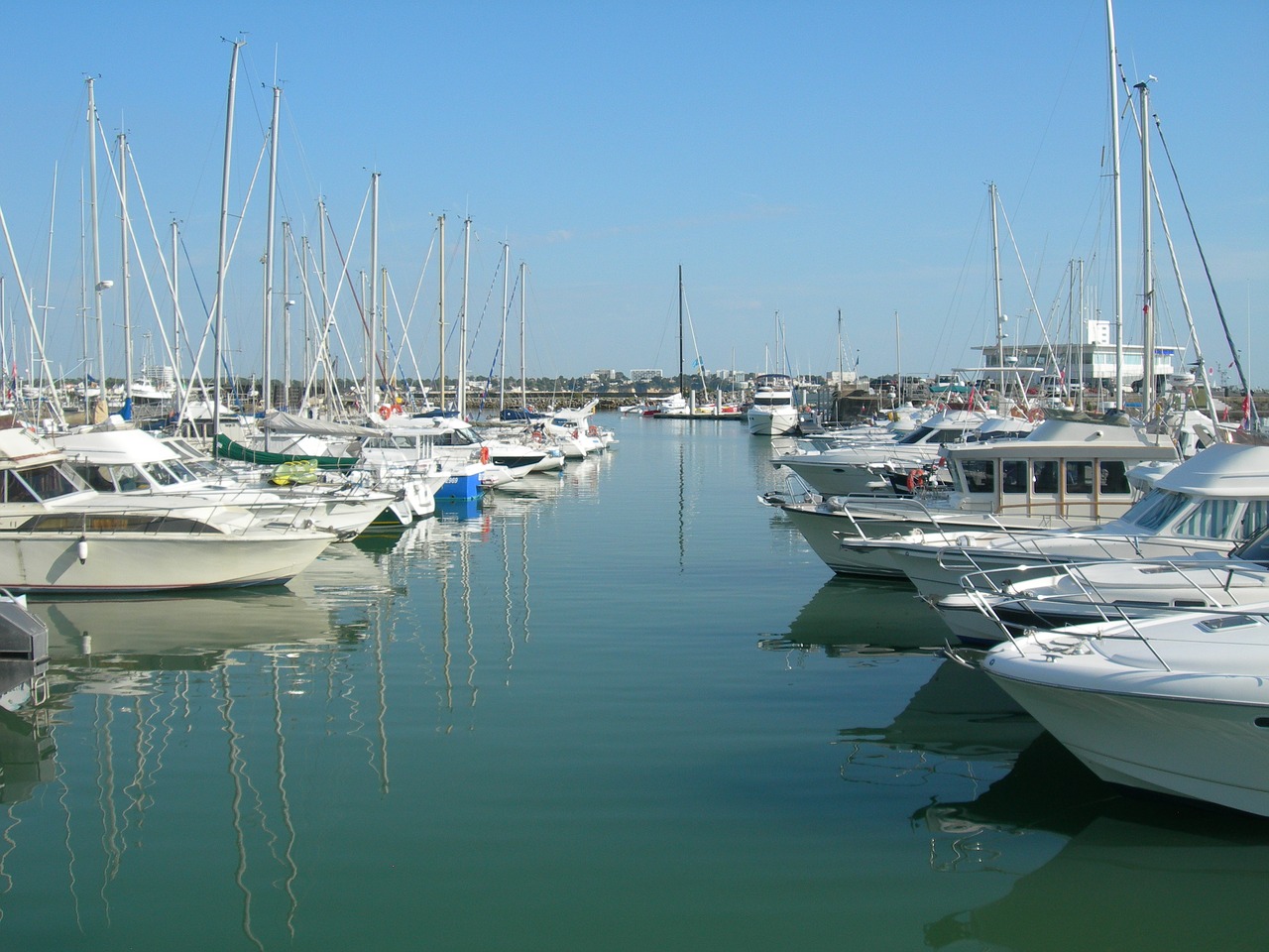 marina boats royan free photo