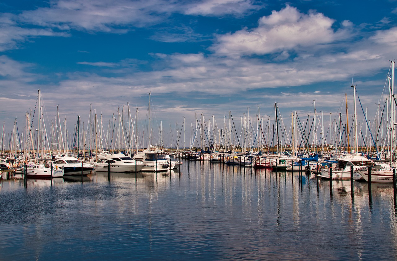 marina  port  ships free photo