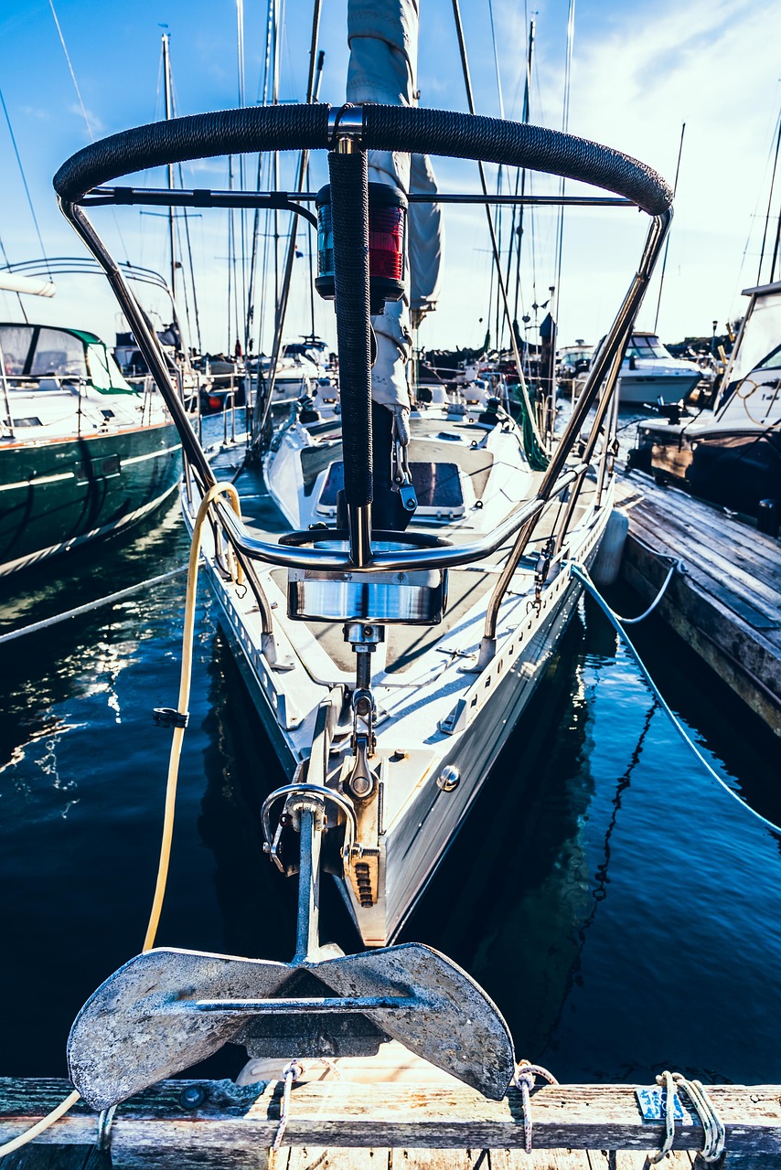 marina  boat  front free photo