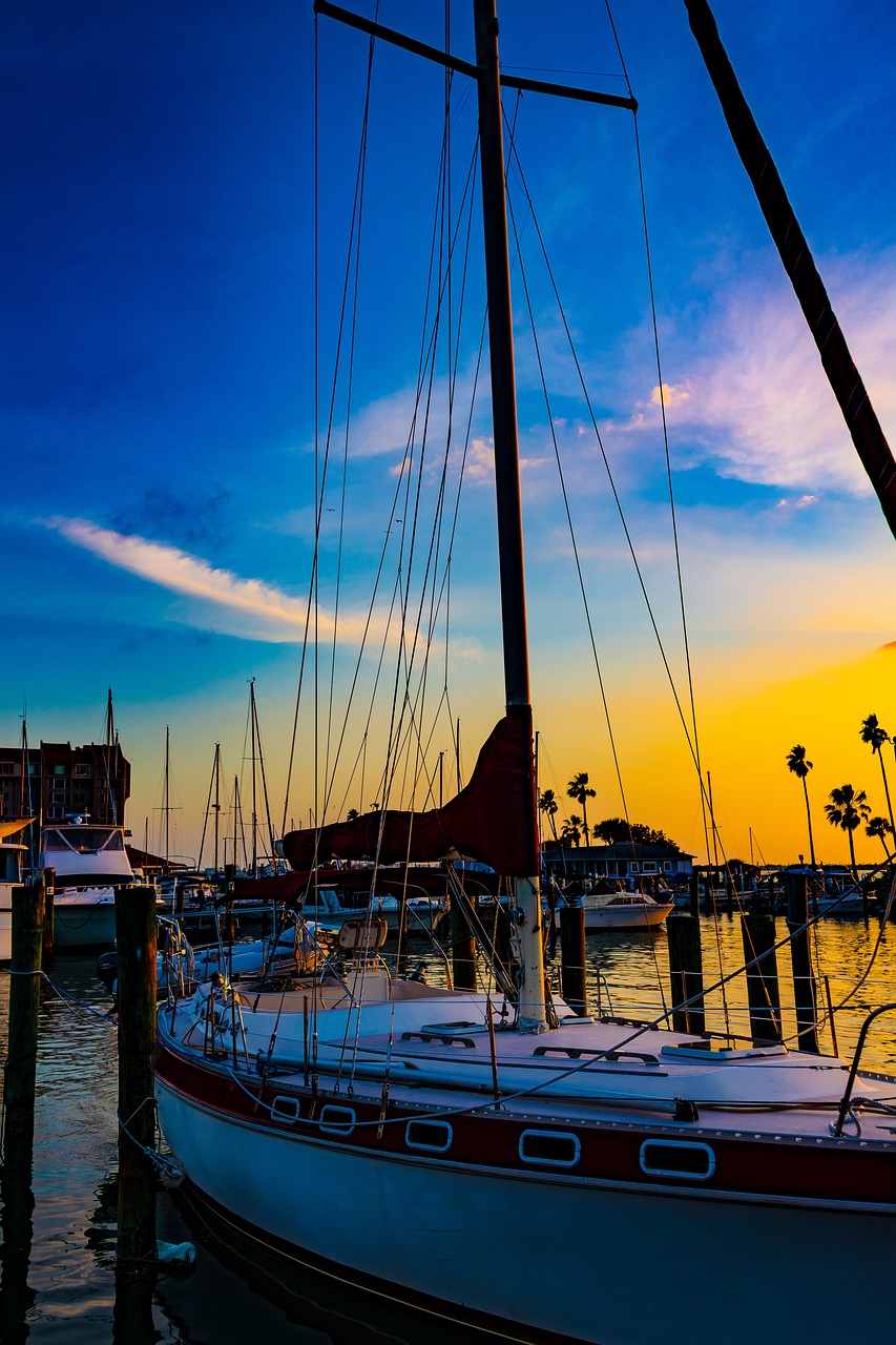 marina  beach  sunset free photo