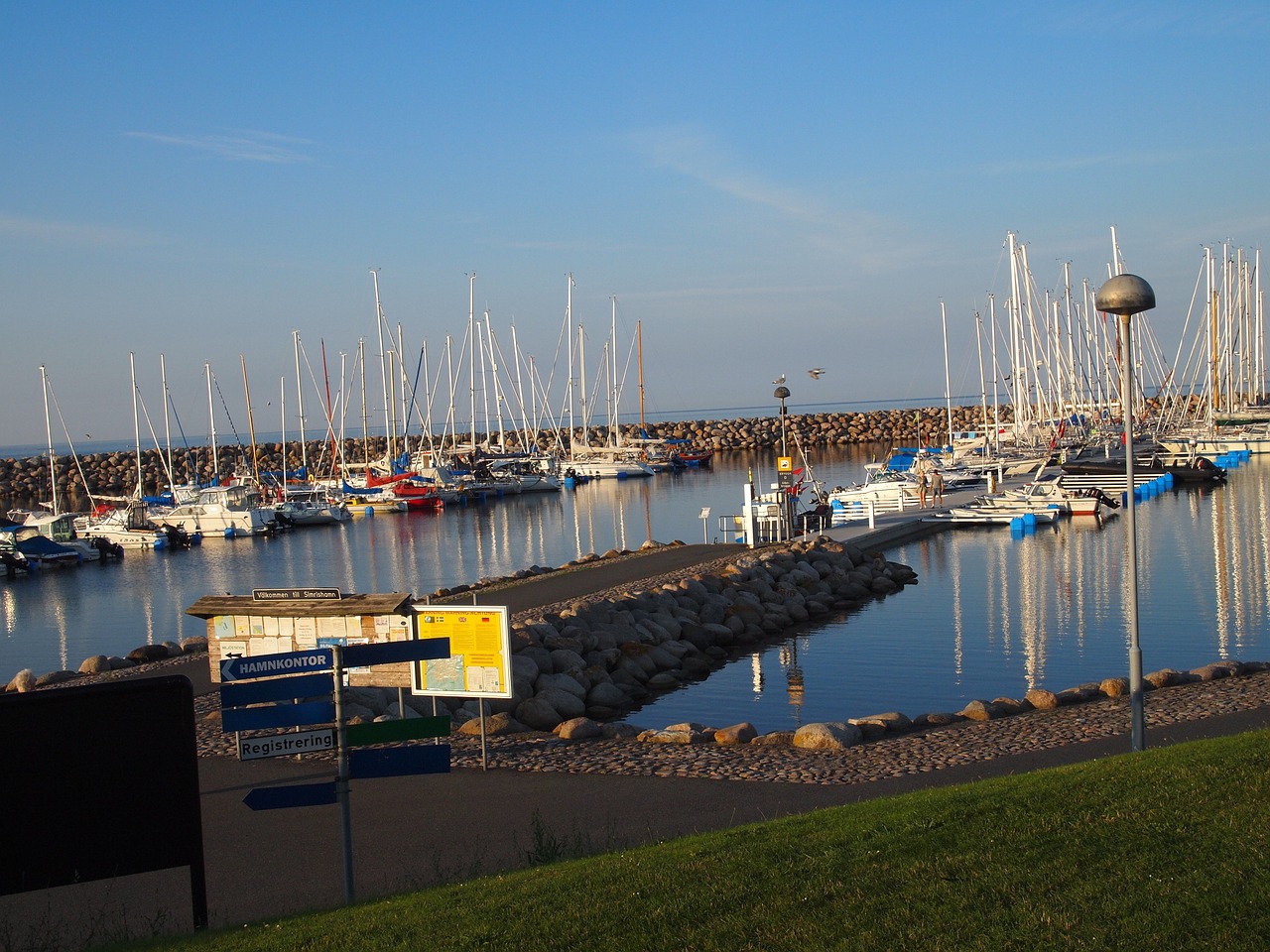 marina sailing ships sweden free photo