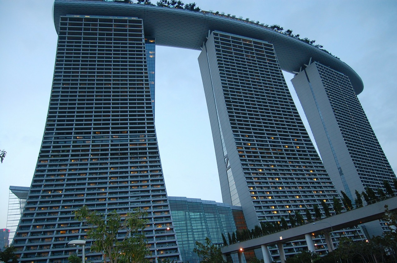 marina bay hotel singapore free photo