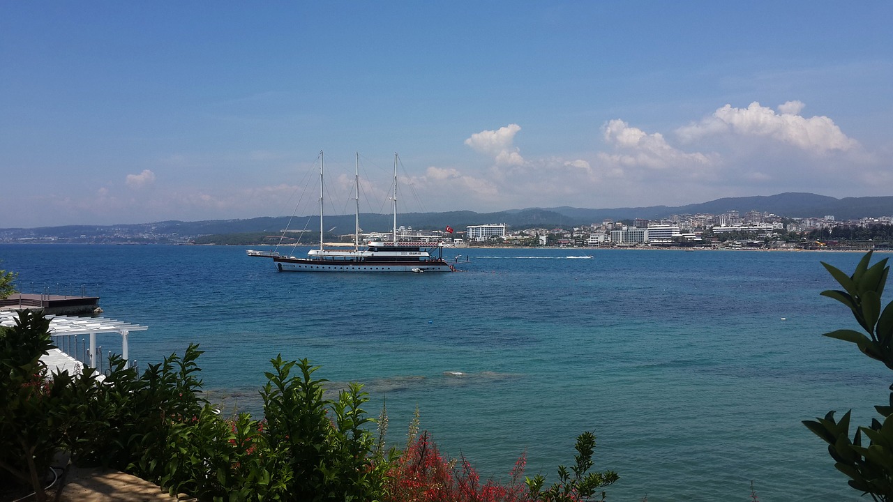 marine yacht alanya free photo