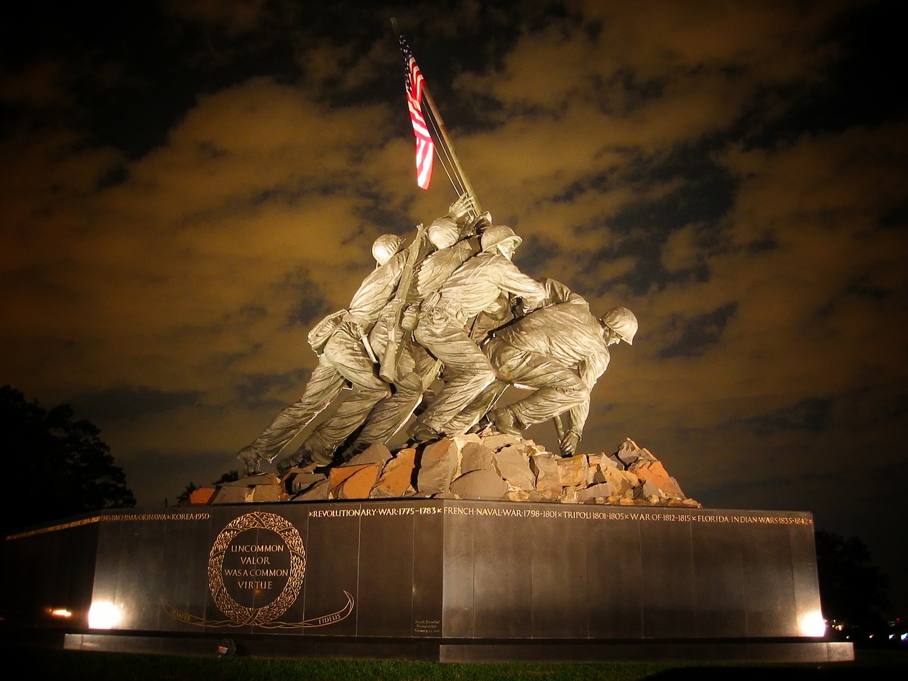 marine corps memorial washington dc statue free photo