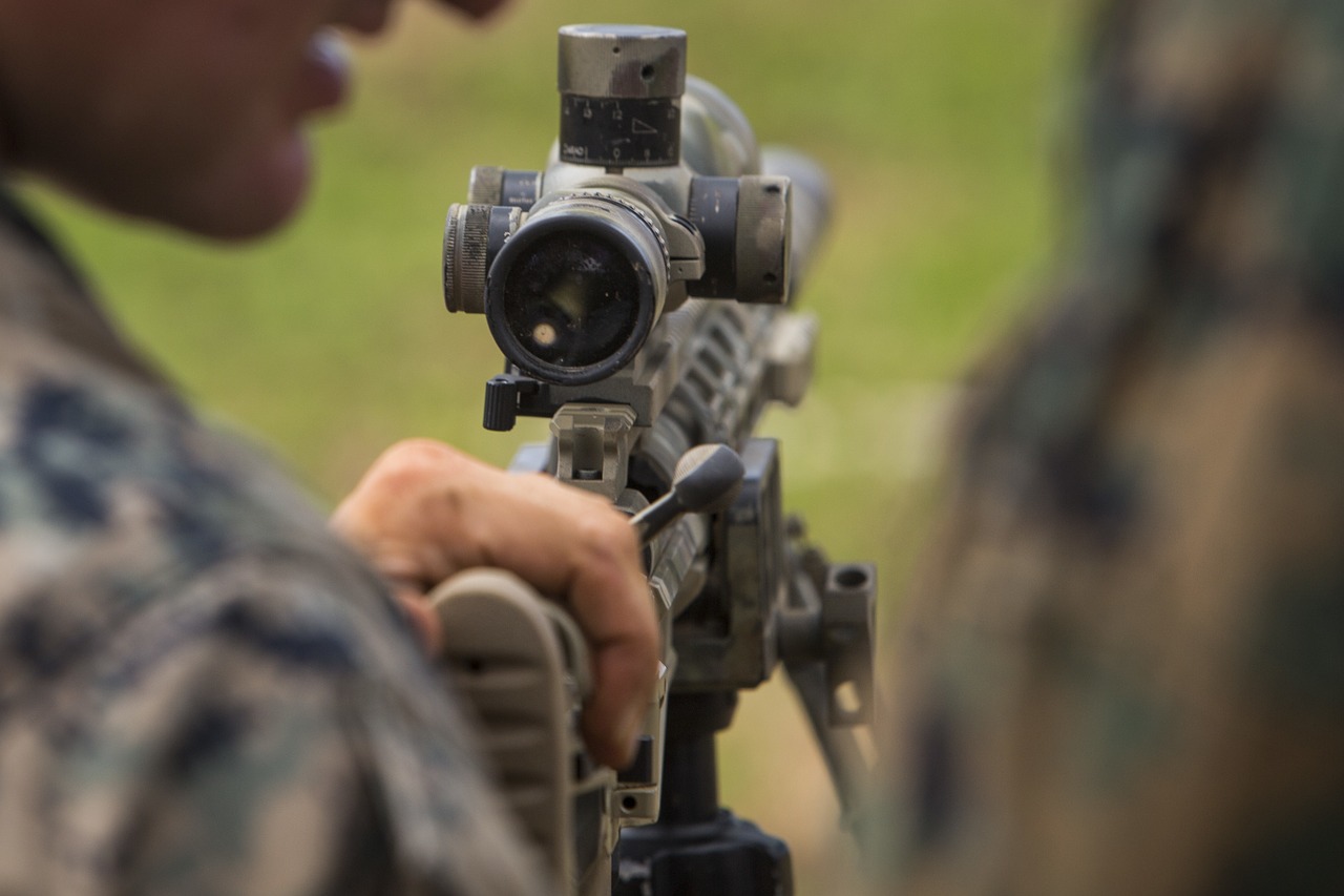 marines sniper rifle free photo