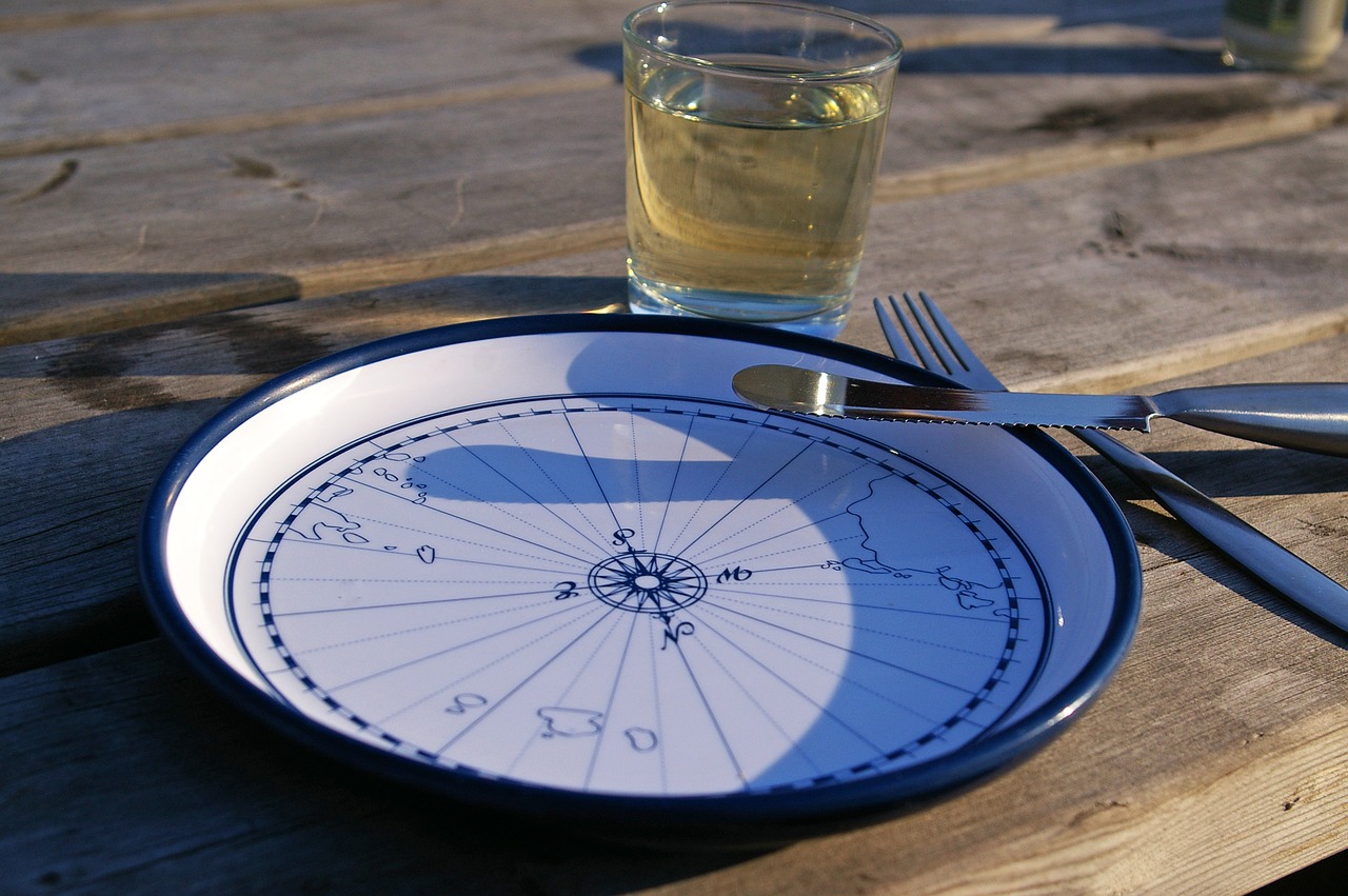 maritime  maritime dishes  compass free photo