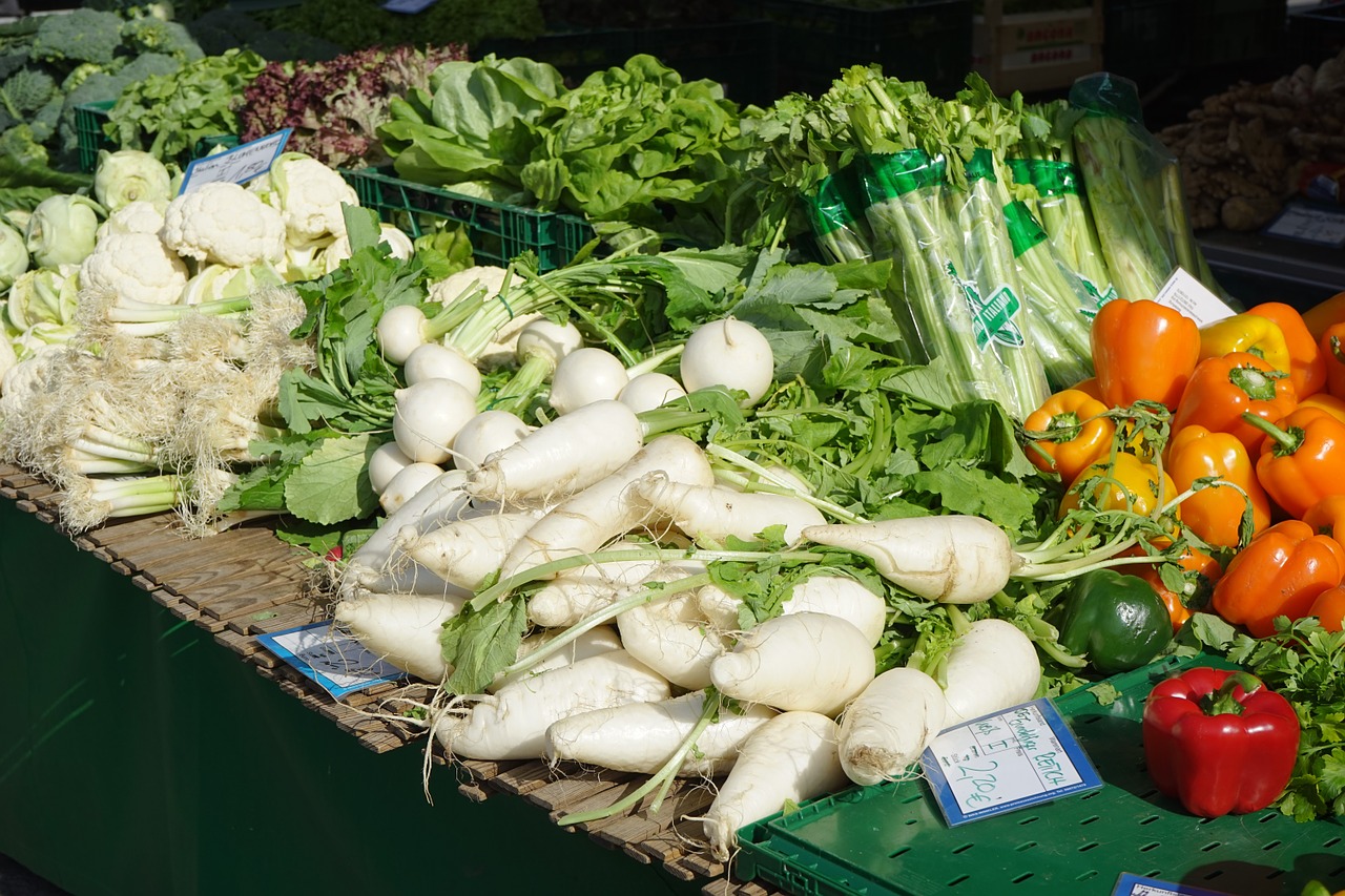 mark market fresh vegetables vegetables free photo