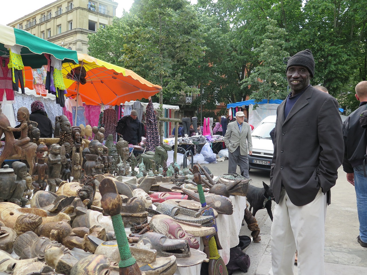 market africa art free photo