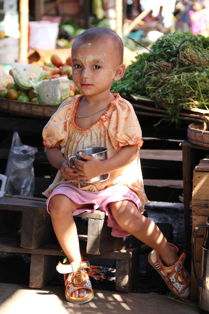 market myanmar burma free photo