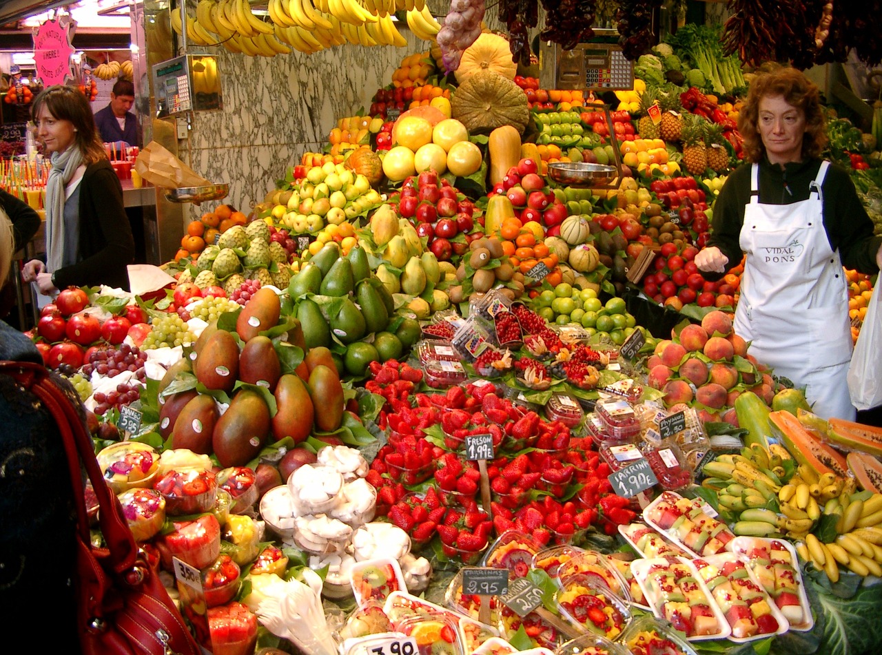 market fruit vegetables free photo