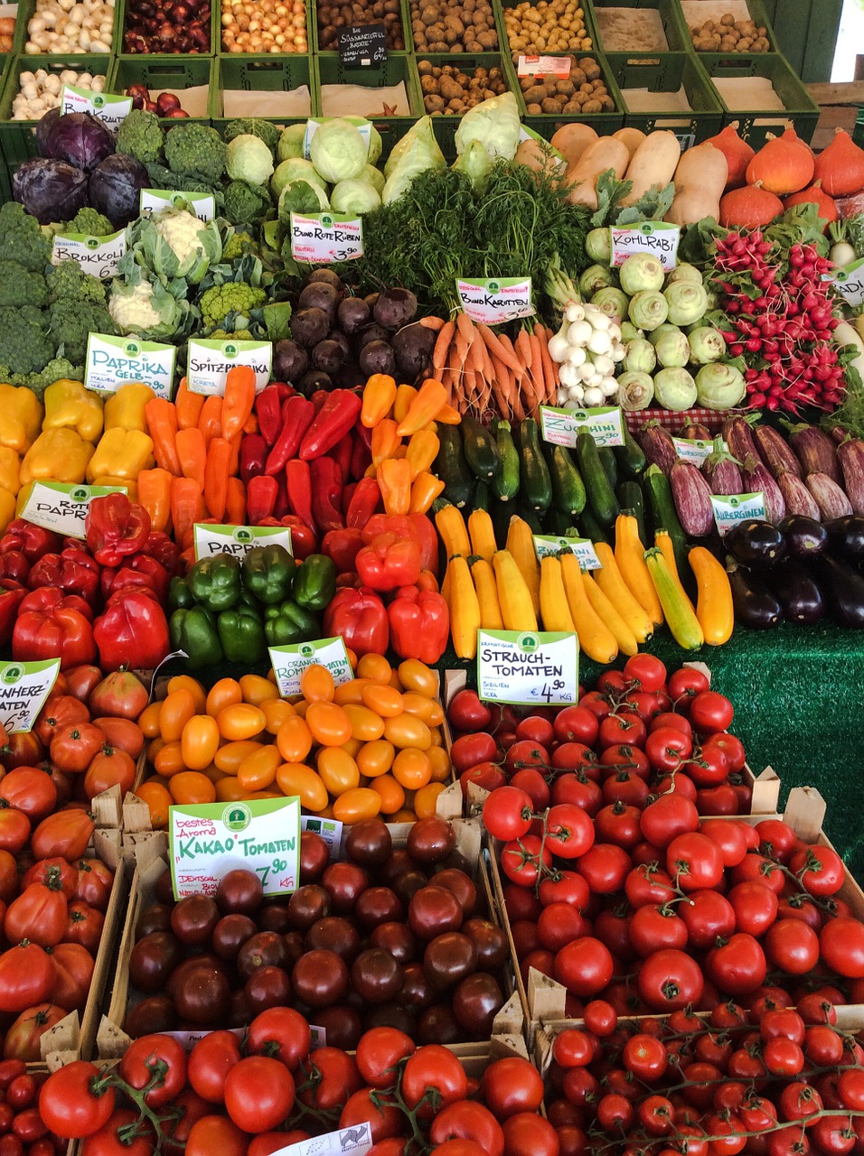 market vegetables healthy free photo
