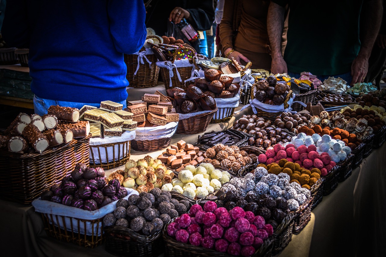 market sweets candy free photo