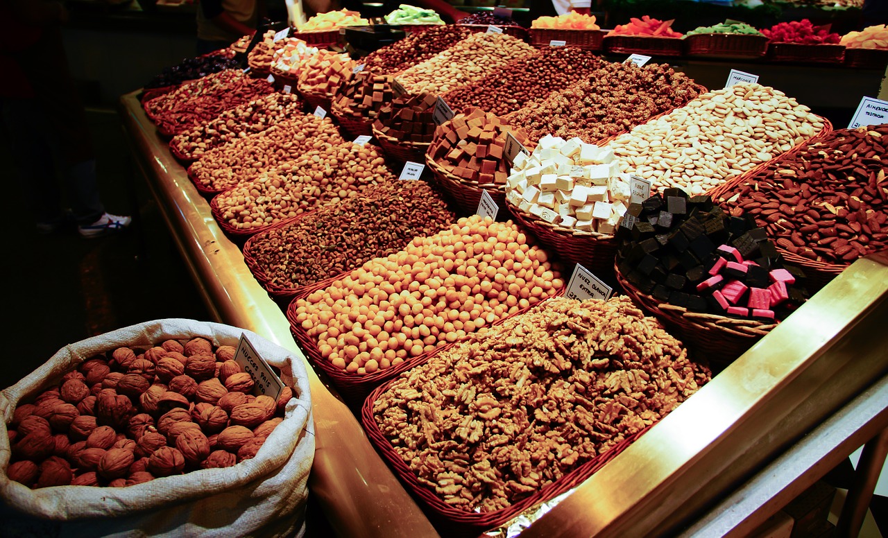 market nuts s free photo