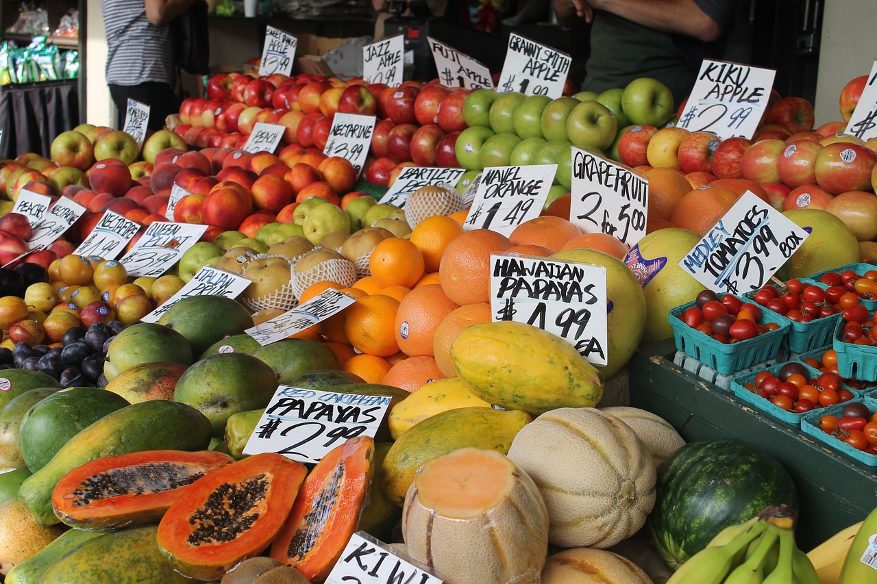 market vegetables fresh free photo