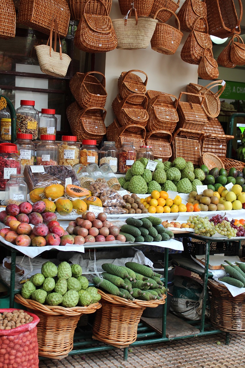 market fruit baskets free photo