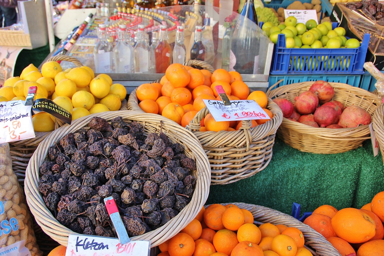 market fruit basket free photo