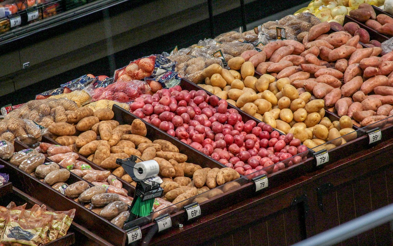 market  food  sale free photo