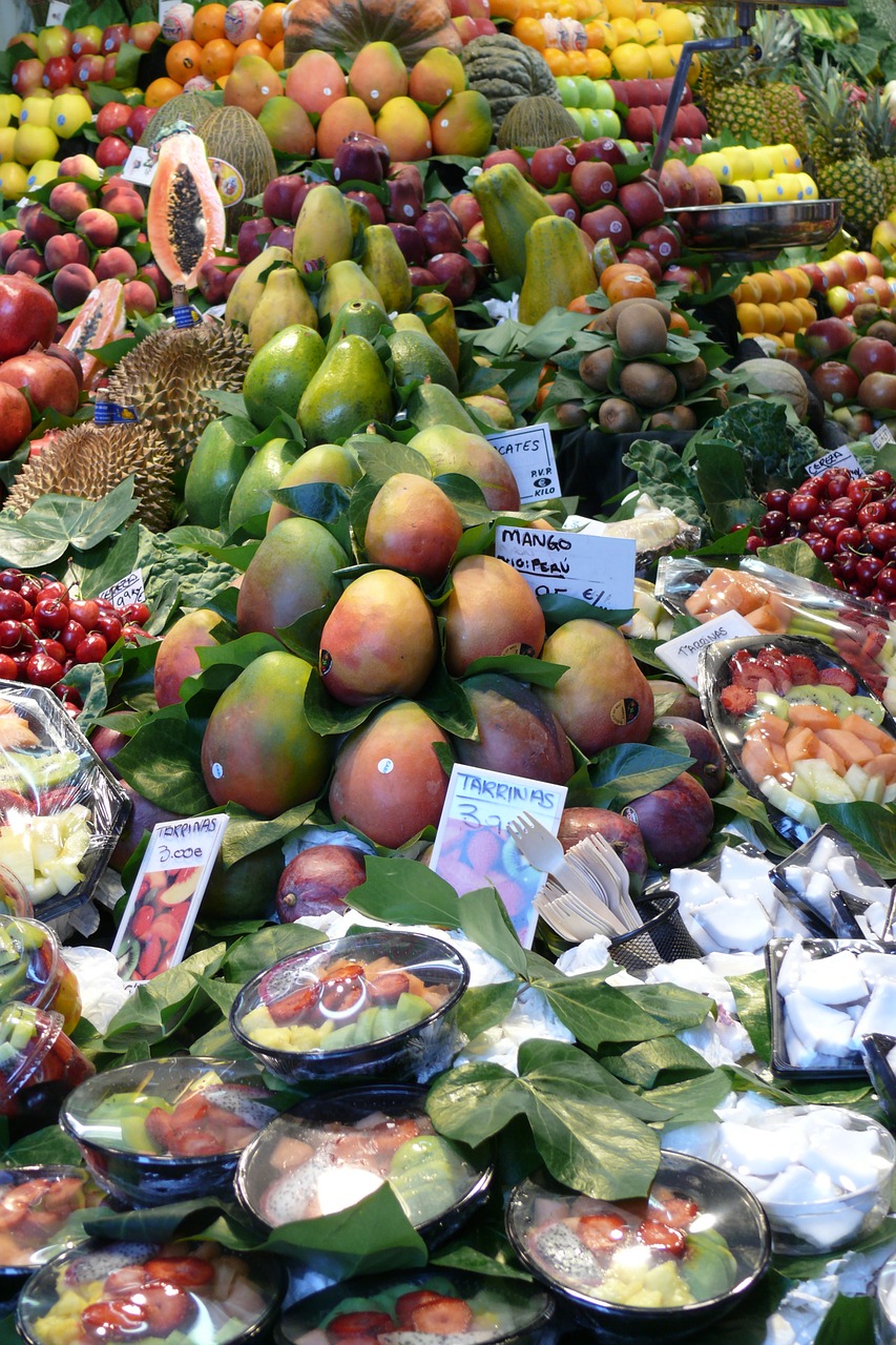 market  fruit  tropical fruits free photo