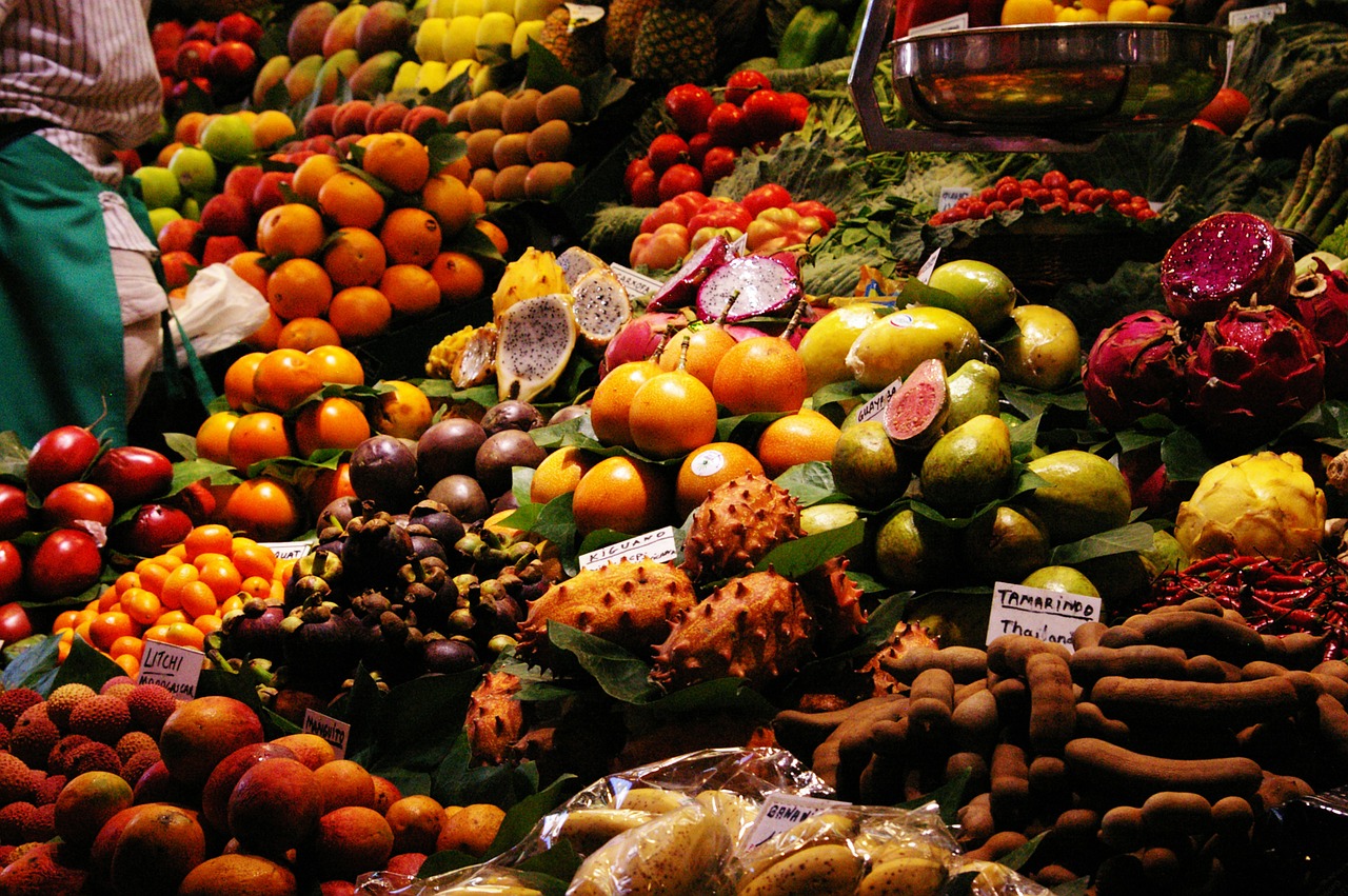 market fruit vegetables free photo