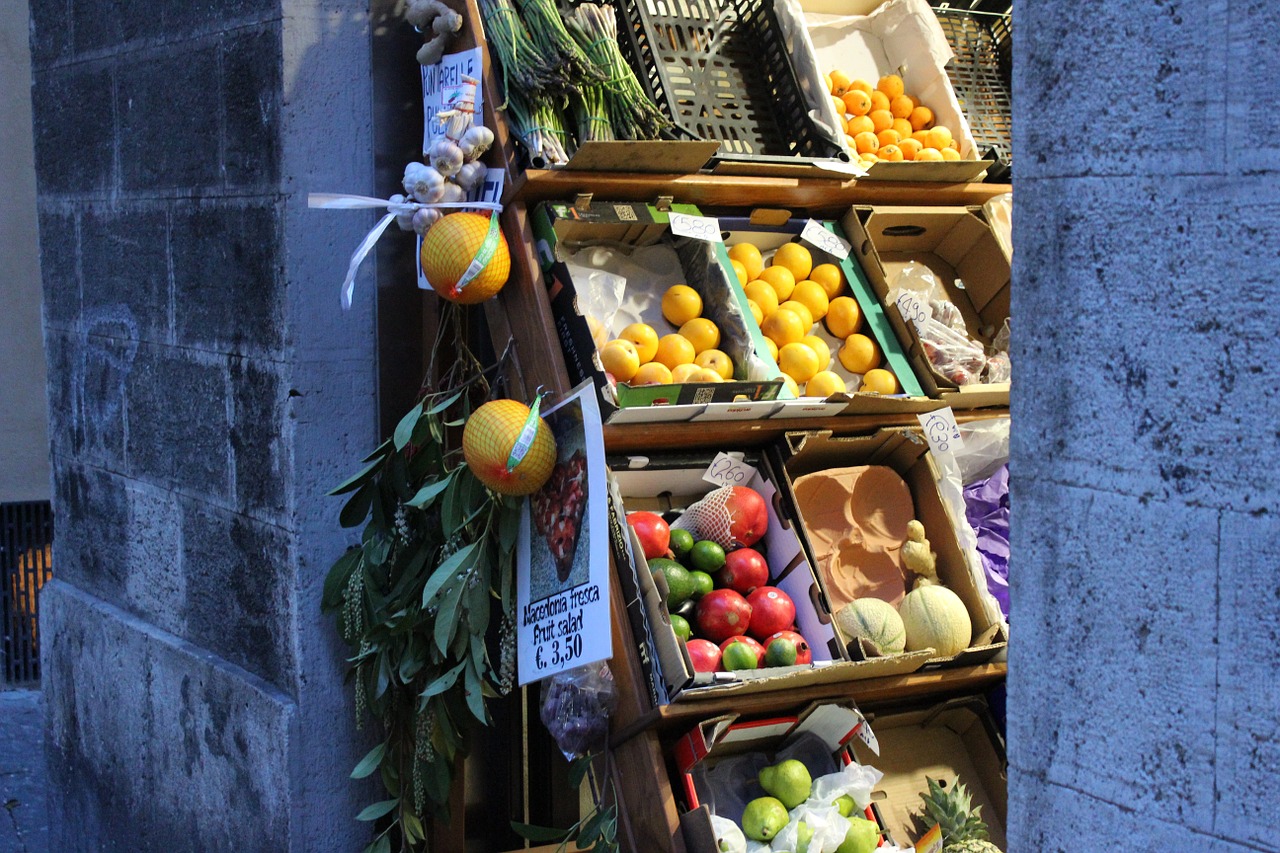 market fruit vegetables free photo